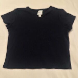 Maeve Black Short Sleeve Tee.